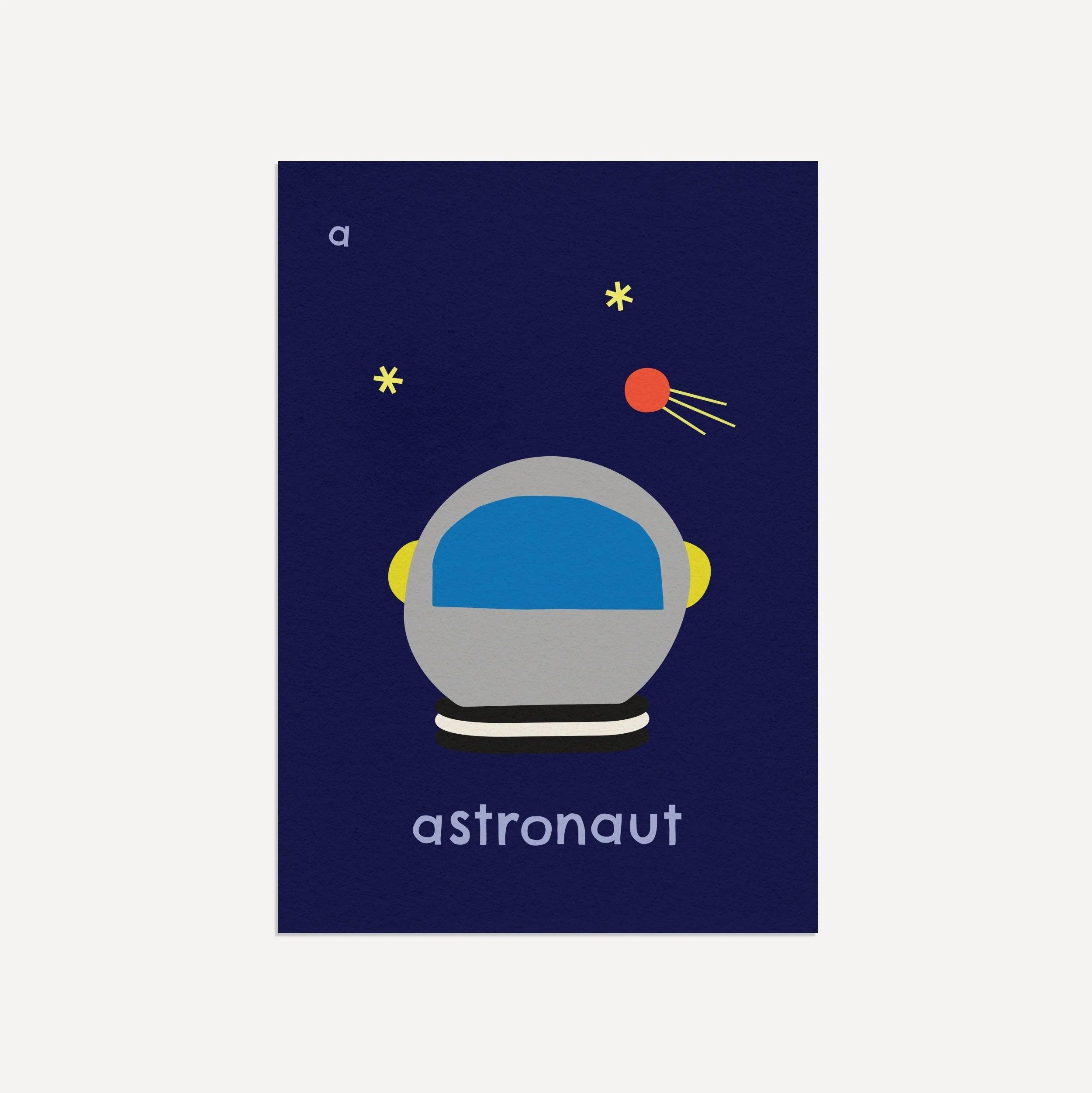 A for Astronaut- Alphabet Art Print - Image 5
