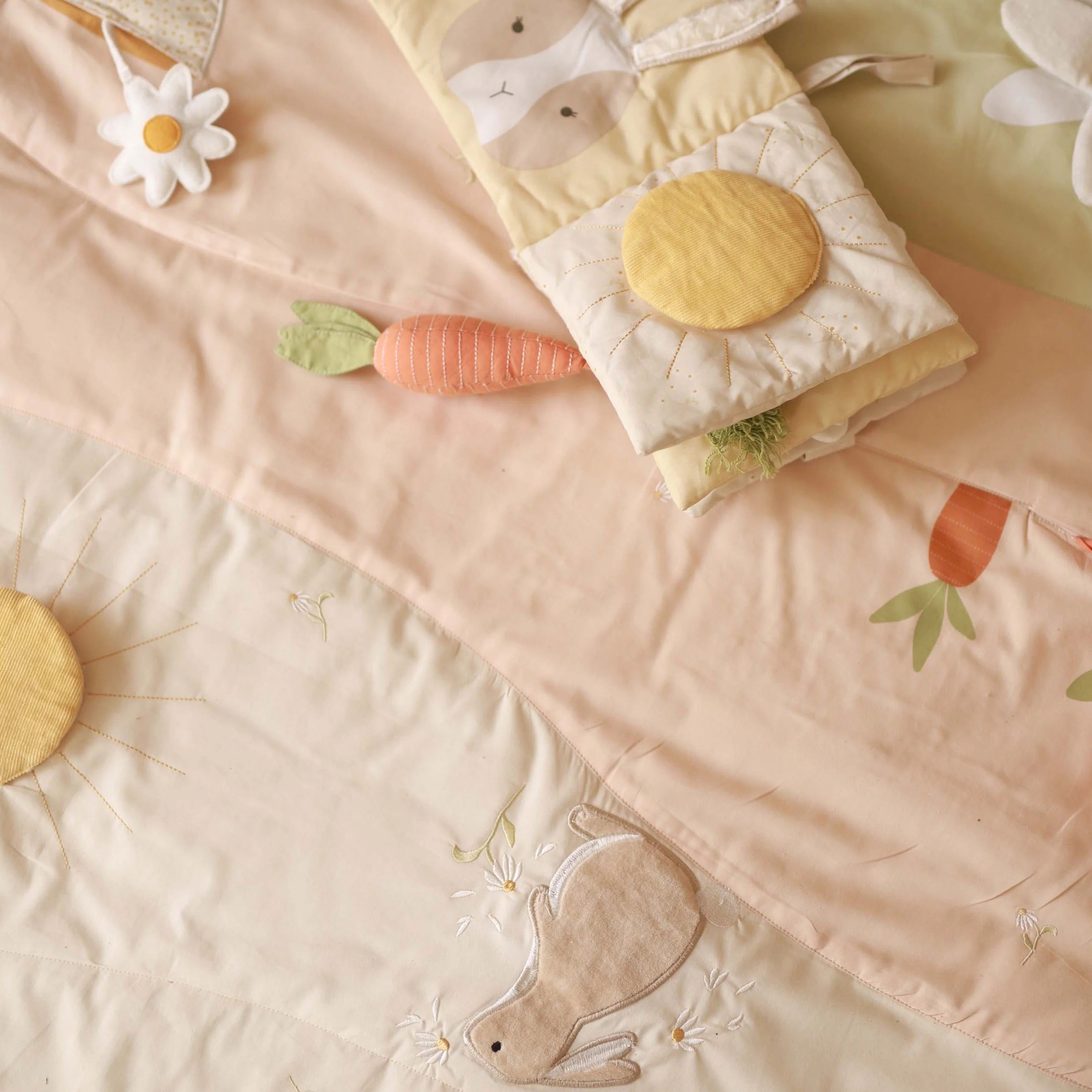 Organic Cotton Sensory Activity Playmat (Chamomile) - Image 3