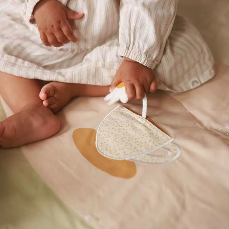 Organic Cotton Sensory Activity Playmat (Chamomile) - Image 8