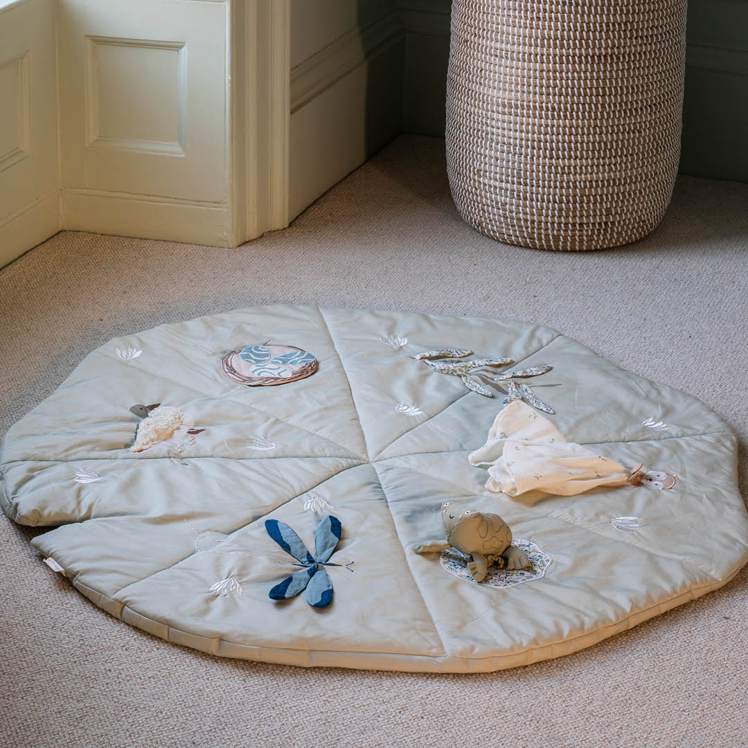 Organic Cotton Sensory Activity Playmat (Riverbank) - Image 3