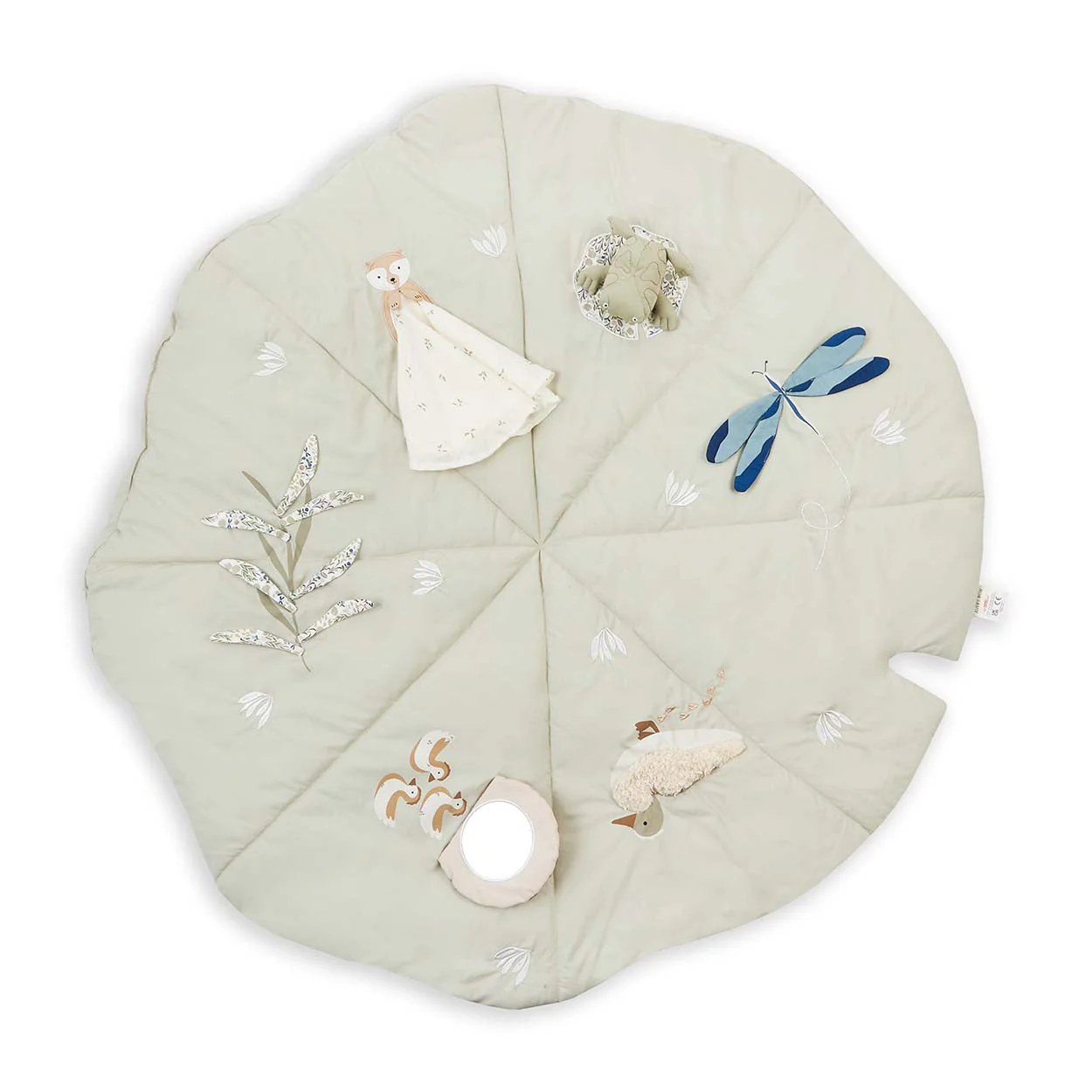 Organic Cotton Sensory Activity Playmat (Riverbank) - Image 6