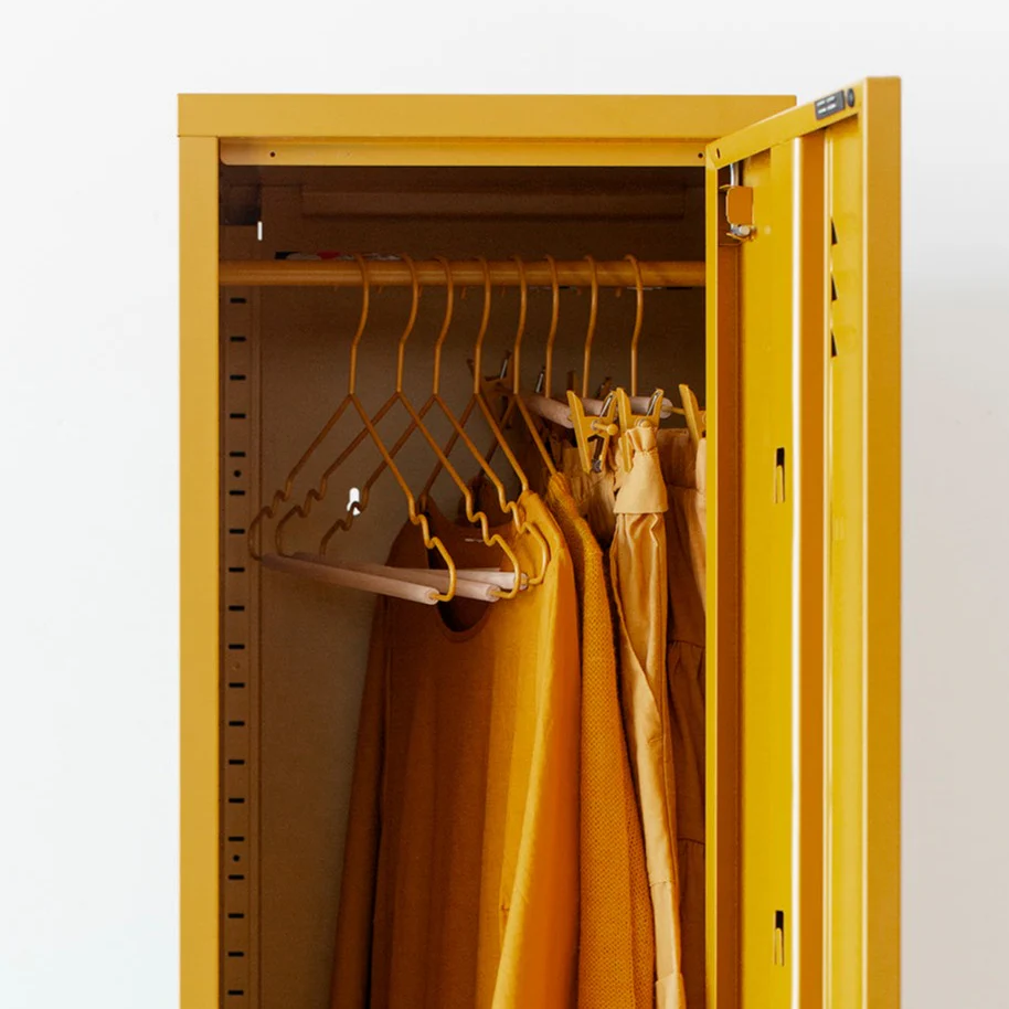 Adult Coated Wire Top Hangers Set of 10 (Mustard) - Image 2