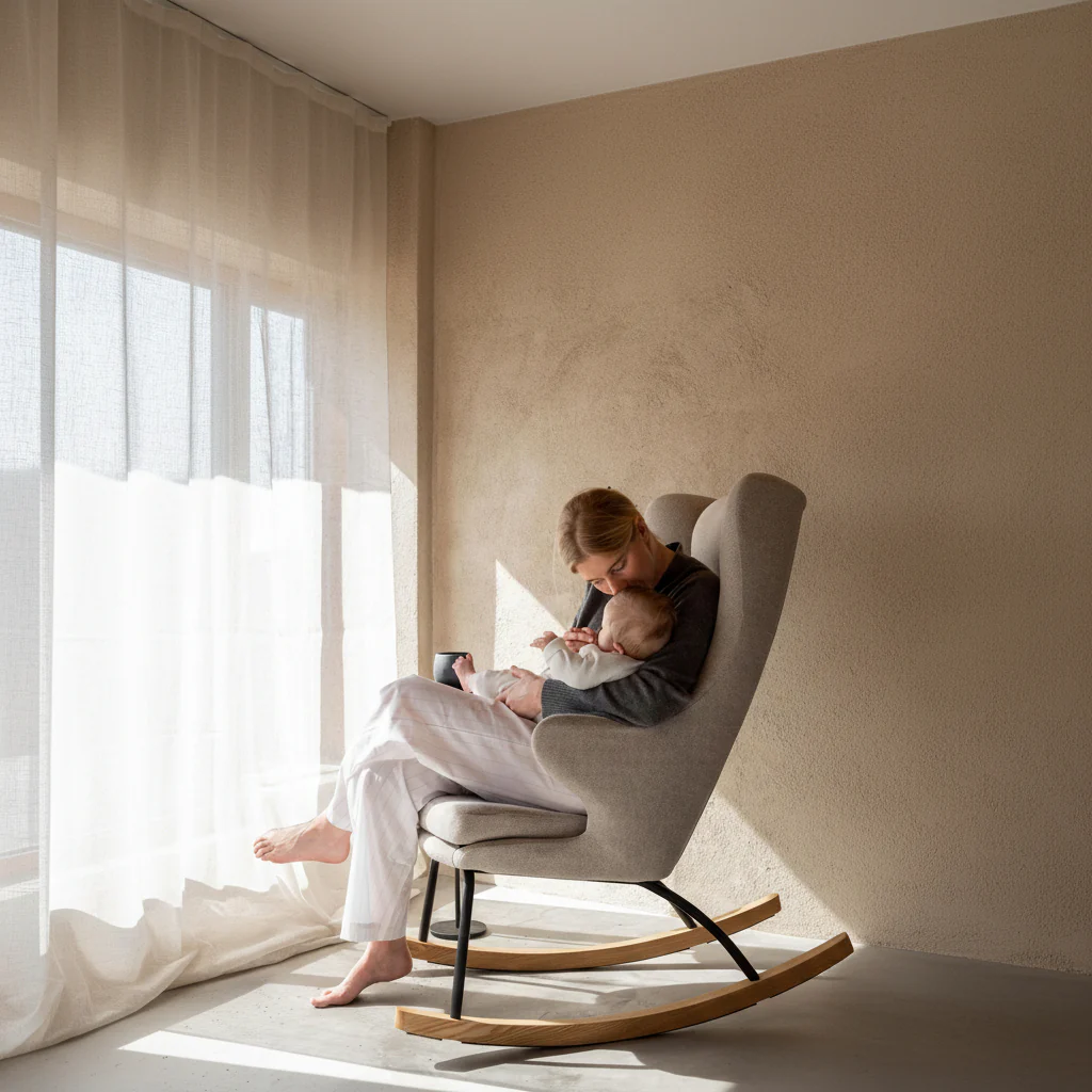 Adults Rocking Chair De Luxe (Clay)