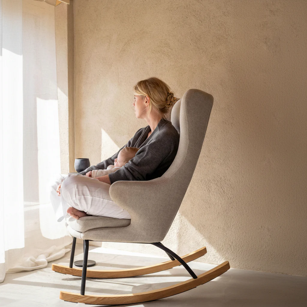 Adults Rocking Chair De Luxe (Clay) - Image 2