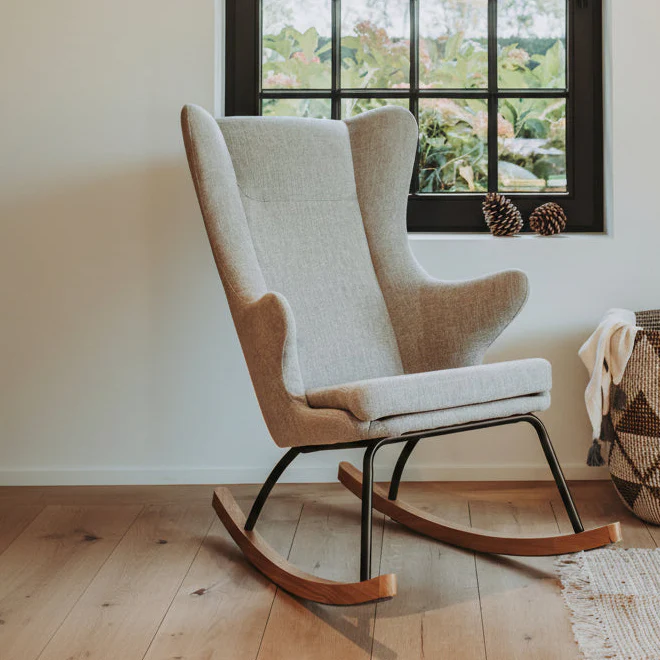 Adults Rocking Chair De Luxe (Sand Grey)