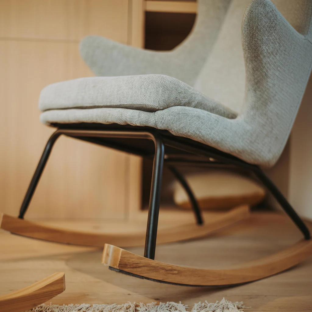 Adults Rocking Chair De Luxe (Sand Grey) - Image 2