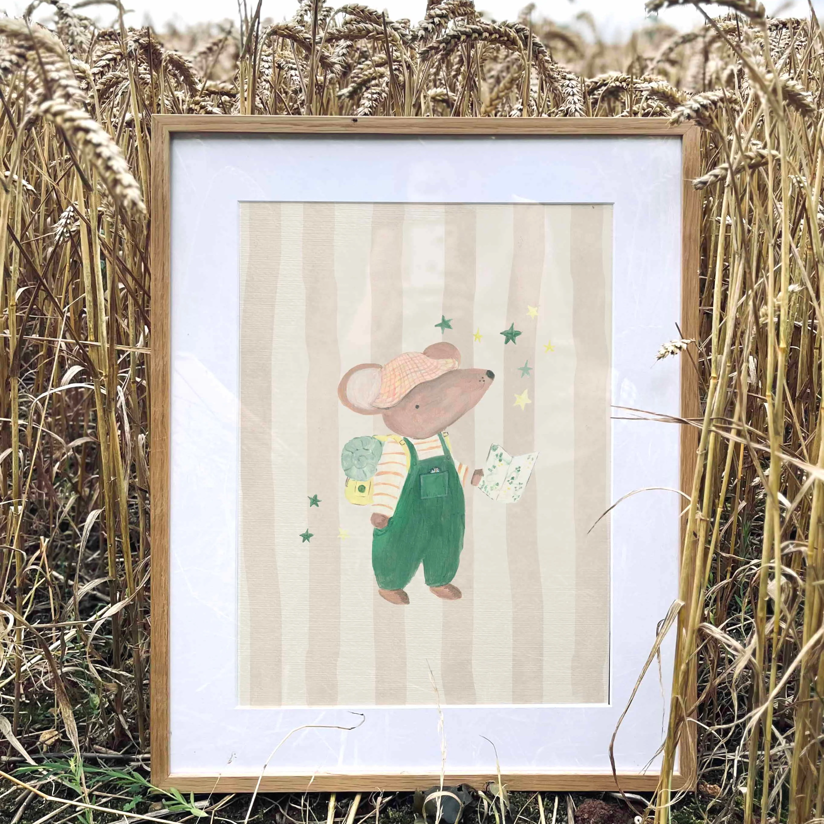 Adventure Awaits Mouse Art Print - Image 3