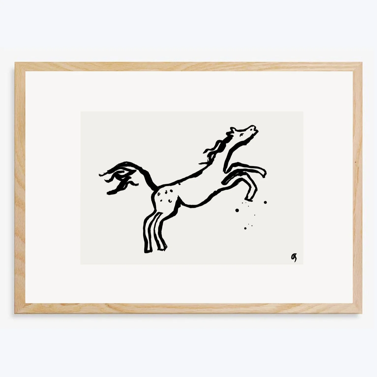 After the Rain Horse Art Print - Image 2