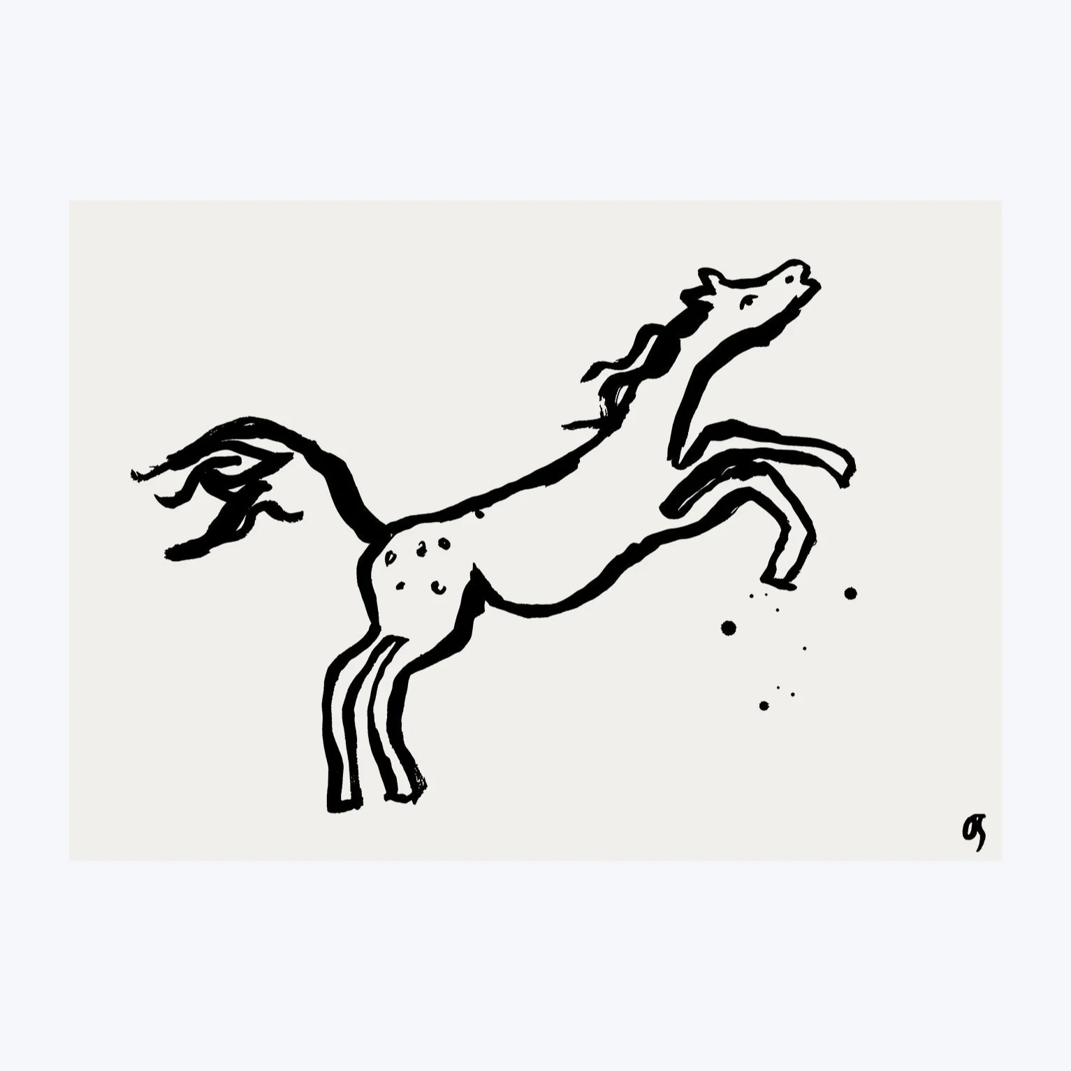 After the Rain Horse Art Print - Image 3