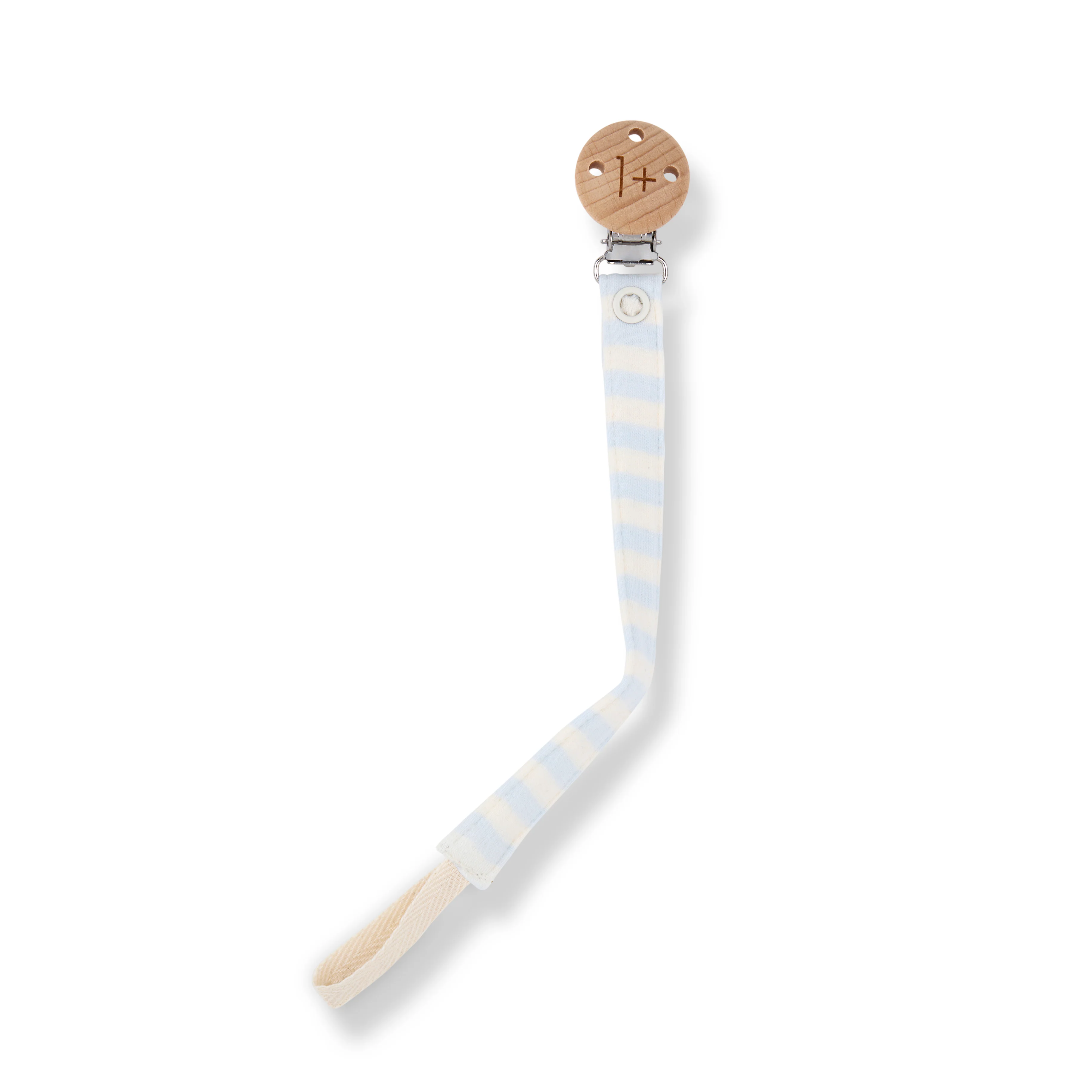 Aina Striped Dummy Pacifier Clip (Misty Blue) - Image 2