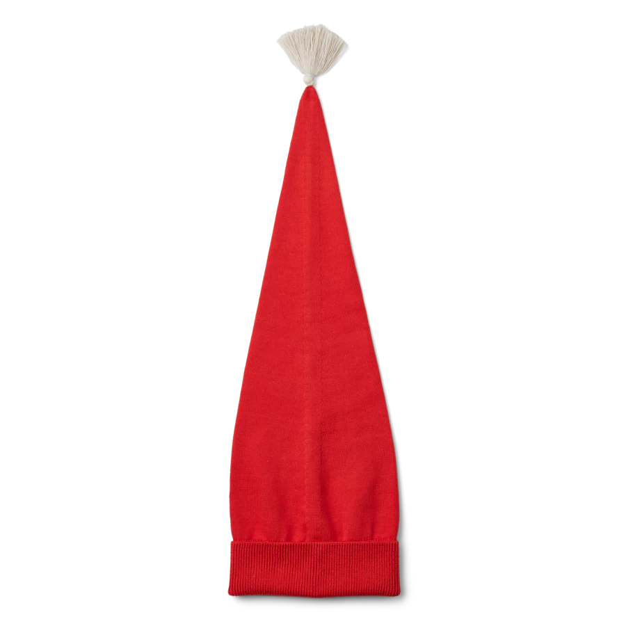 Alf Fine Knitted Christmas Hat (Apple Red) - Image 3