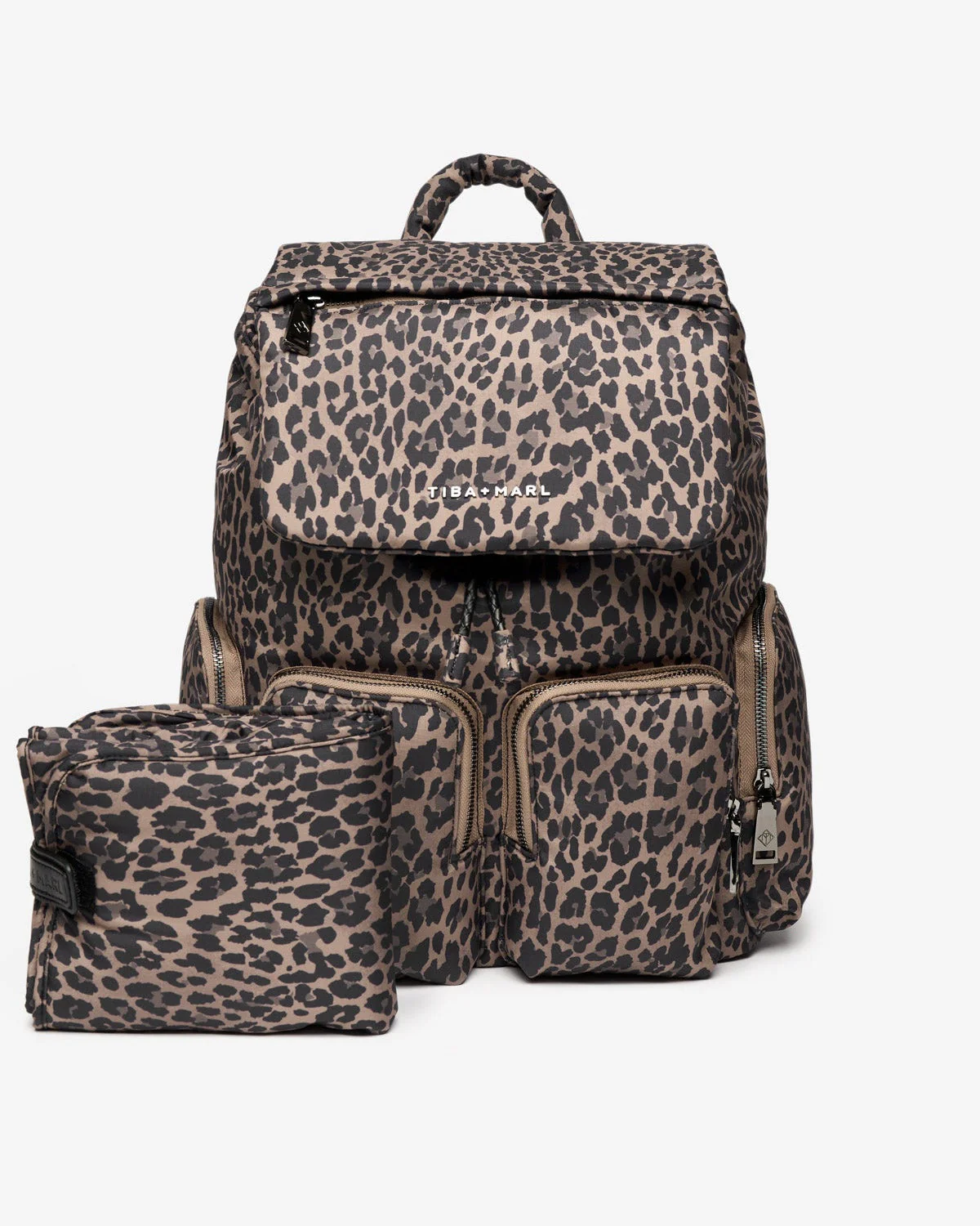 Alto Changing Backpack (Brown Tonal Leopard) - Image 4
