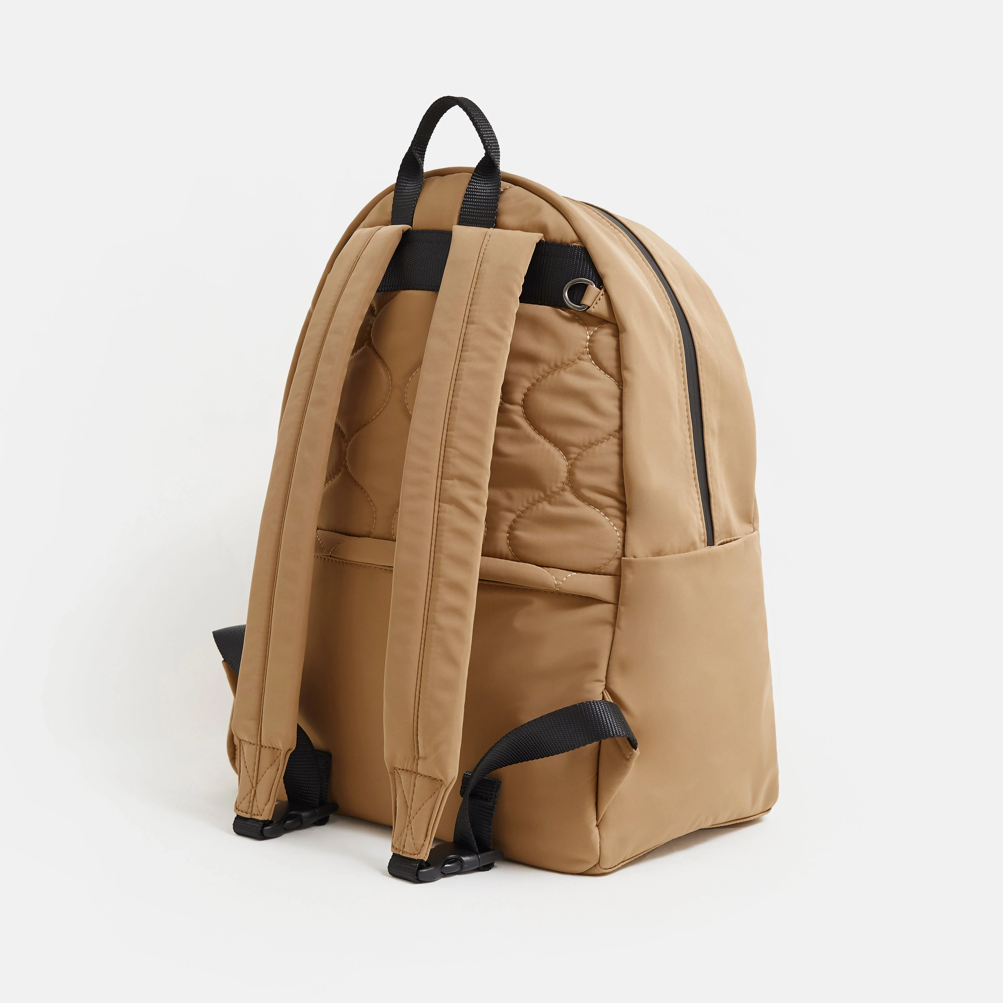 Ana Eco Baby Change Backpack + Quilted Change Mat (Camel) - Image 6