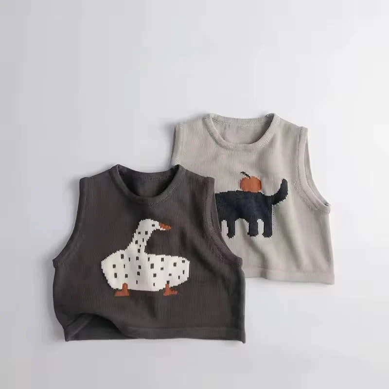 Arancia Cat Sleeveless Knit Vest - Image 3