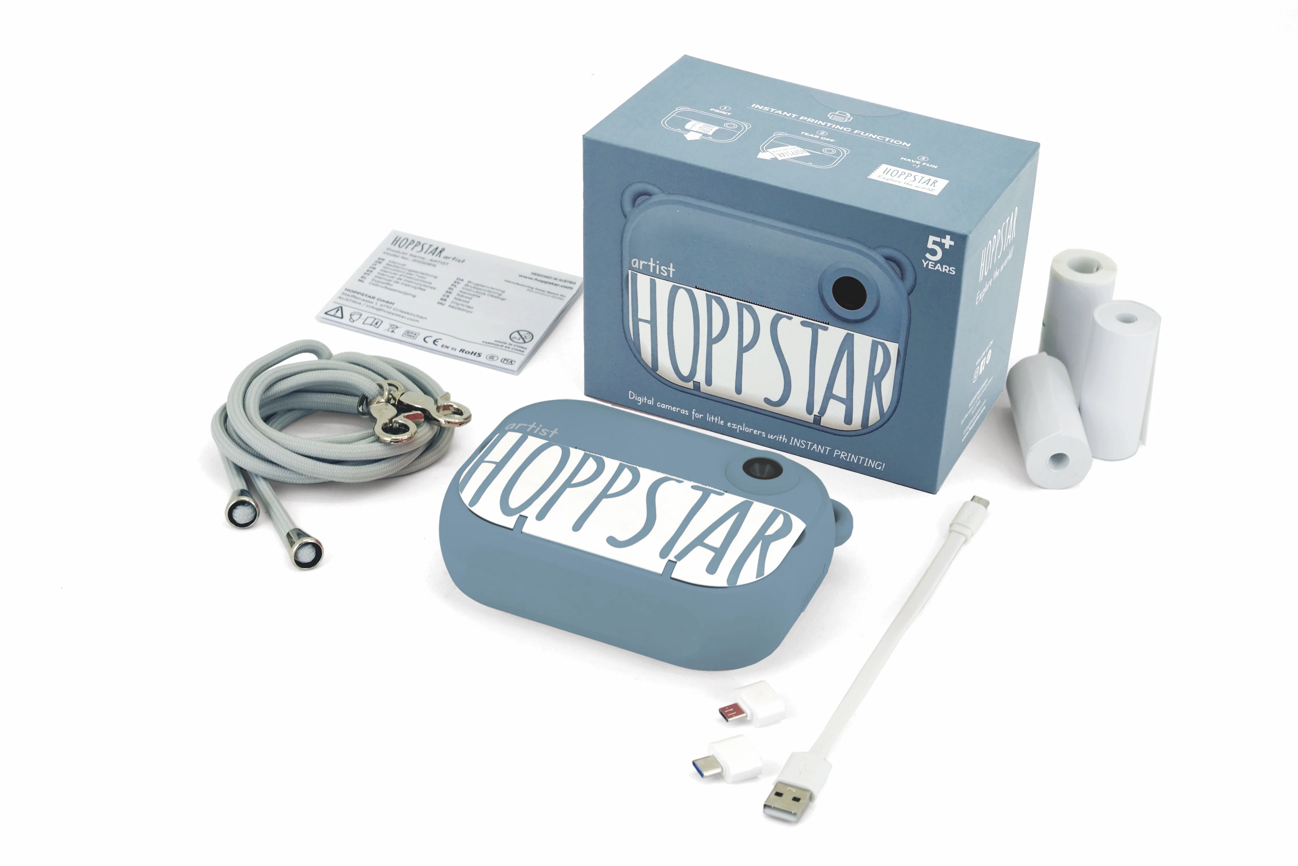 Artist Instant Print Digital Camera (Denim) - Image 5