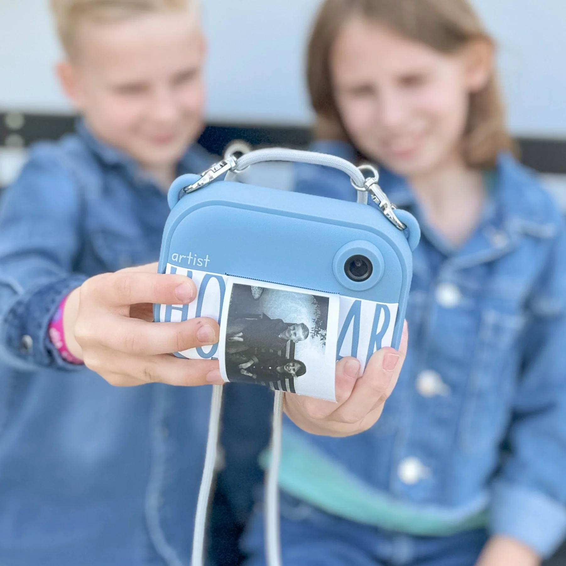 Artist Instant Print Digital Camera (Denim) - Image 6