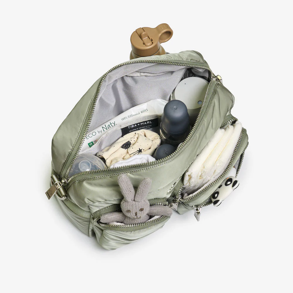 Axel Cross-Body Changing Bag Buggy Organiser (Sage) - Image 4