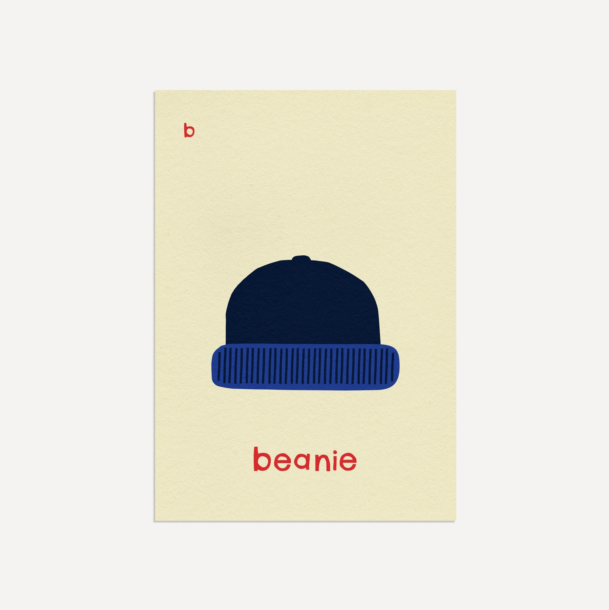 B for Beanie- Alphabet Art Print - Image 4