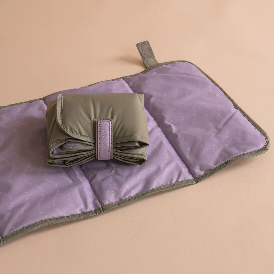 Baby Changing Backpack with Stroller Clips, Mat + Pouch (Olive) - Image 13