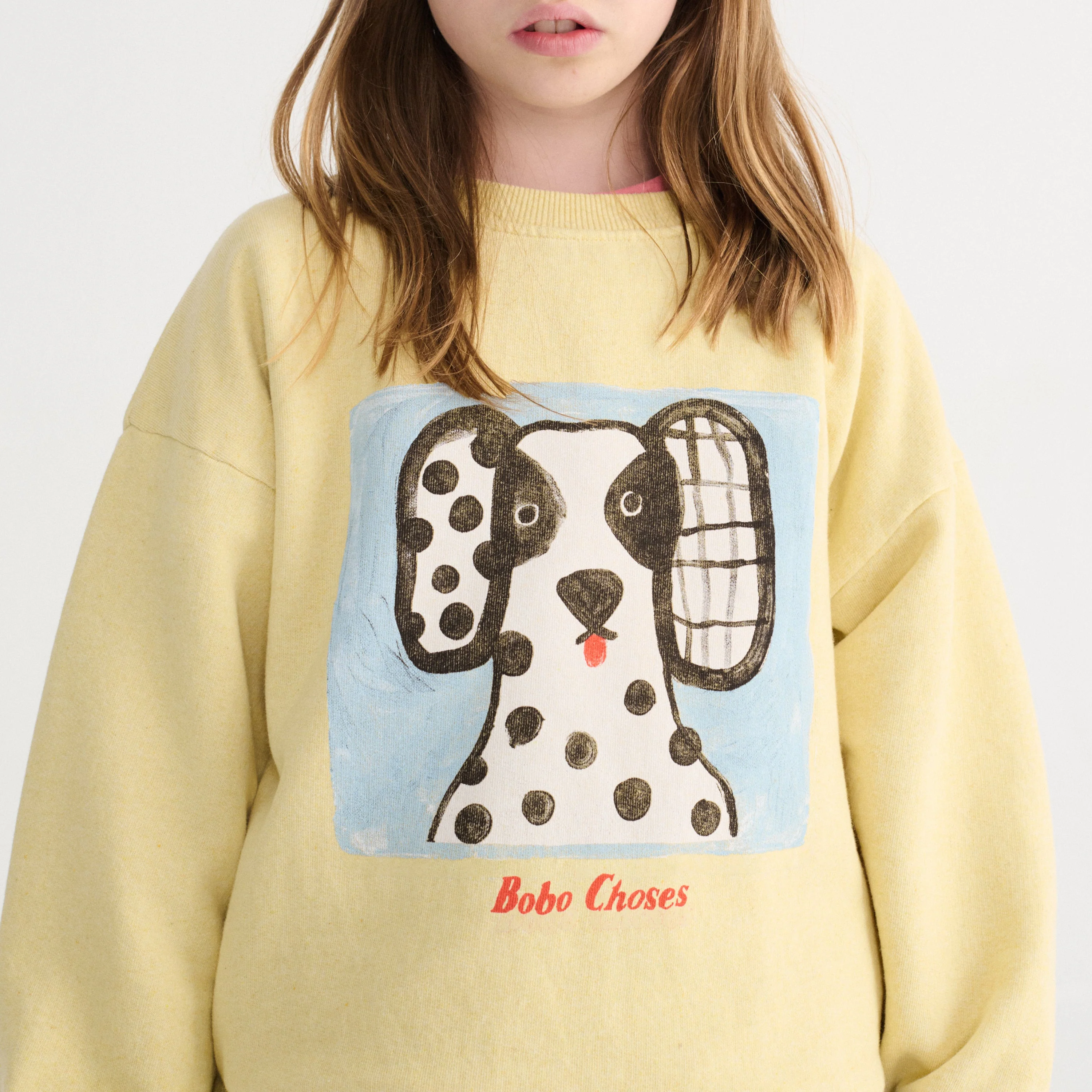 Van Dog Face Cotton Jumper (Yellow) - Image 6