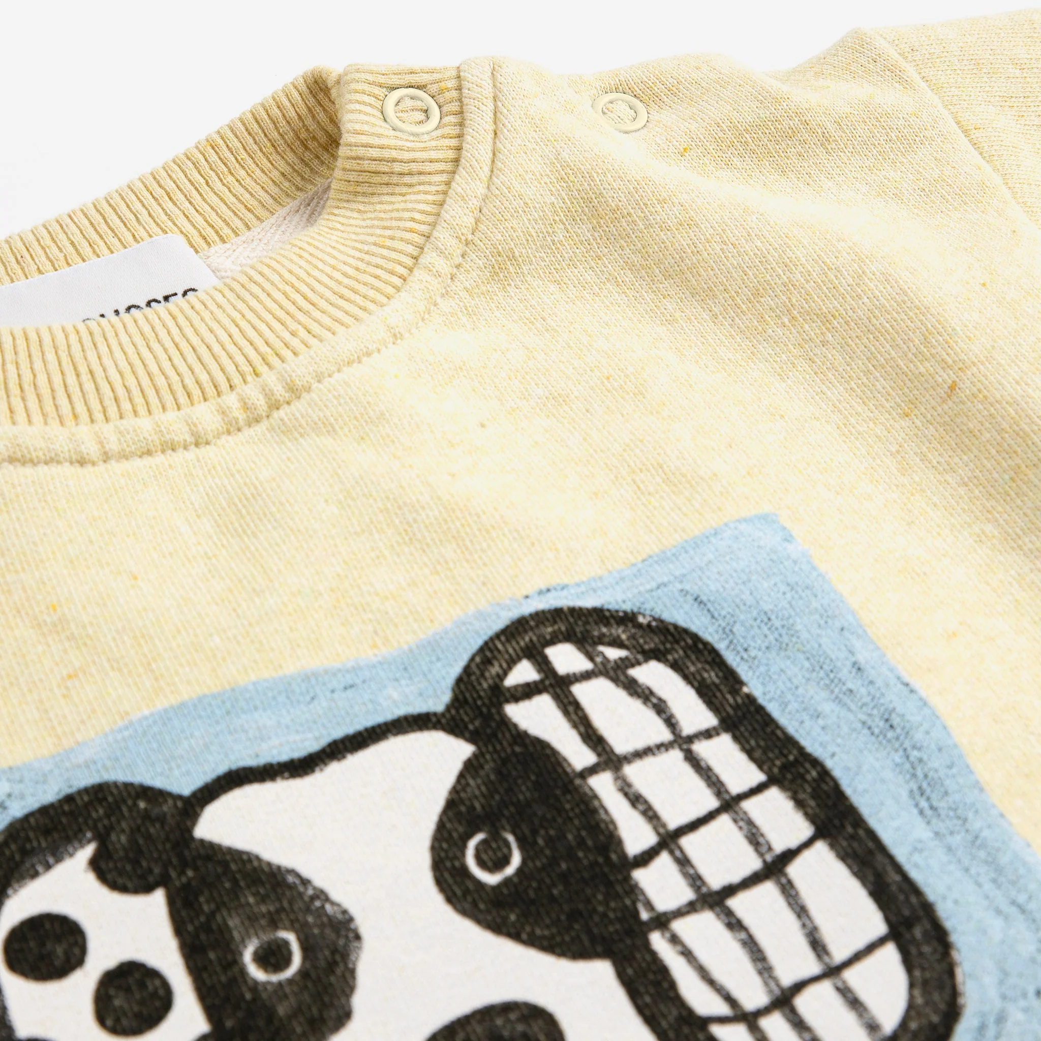 Van Dog Face Cotton Jumper (Yellow) - Image 8