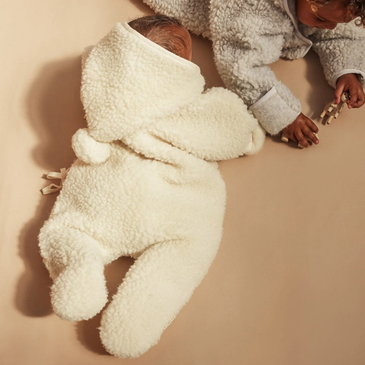 Merino Wool Snuggle Suit (Milk) - Image 3