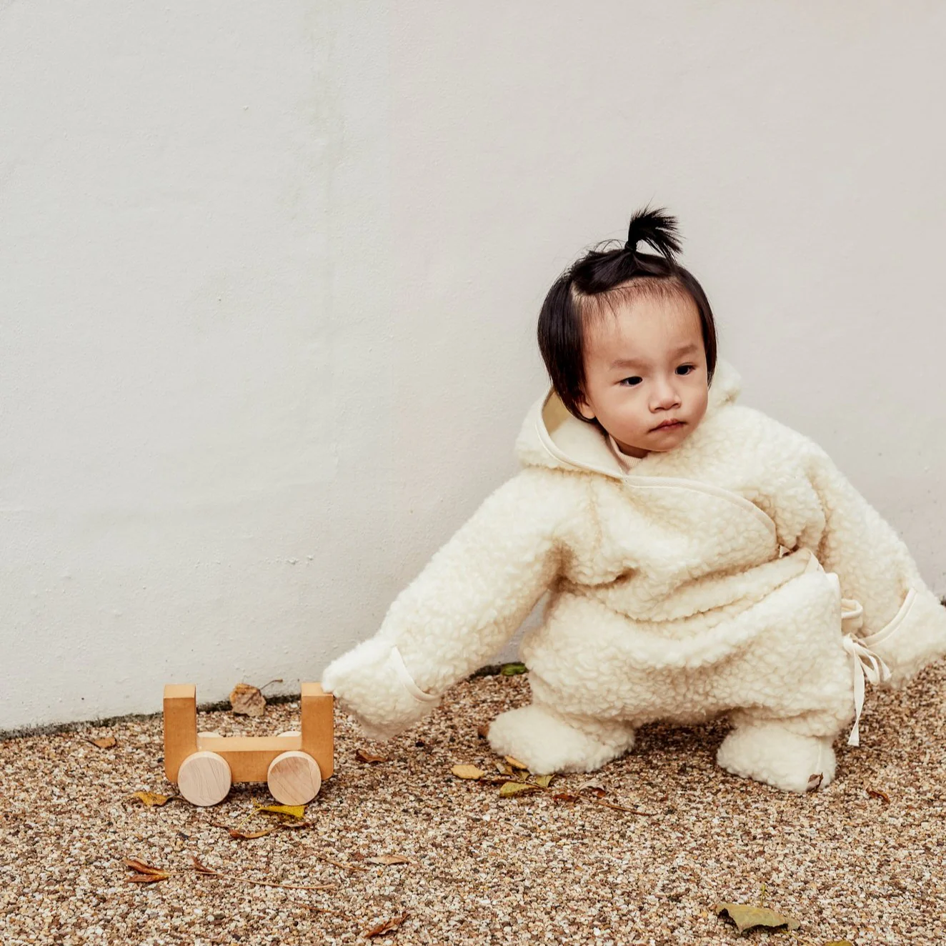Merino Wool Snuggle Suit (Milk) - Image 6