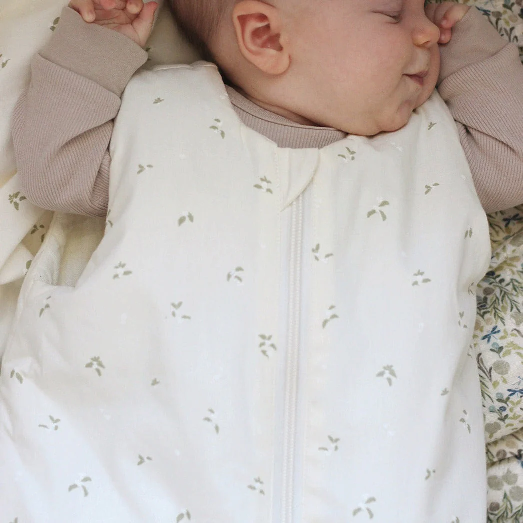 Baby 2.5 Tog Cotton Sleeping Bag (Nettle Scatter)