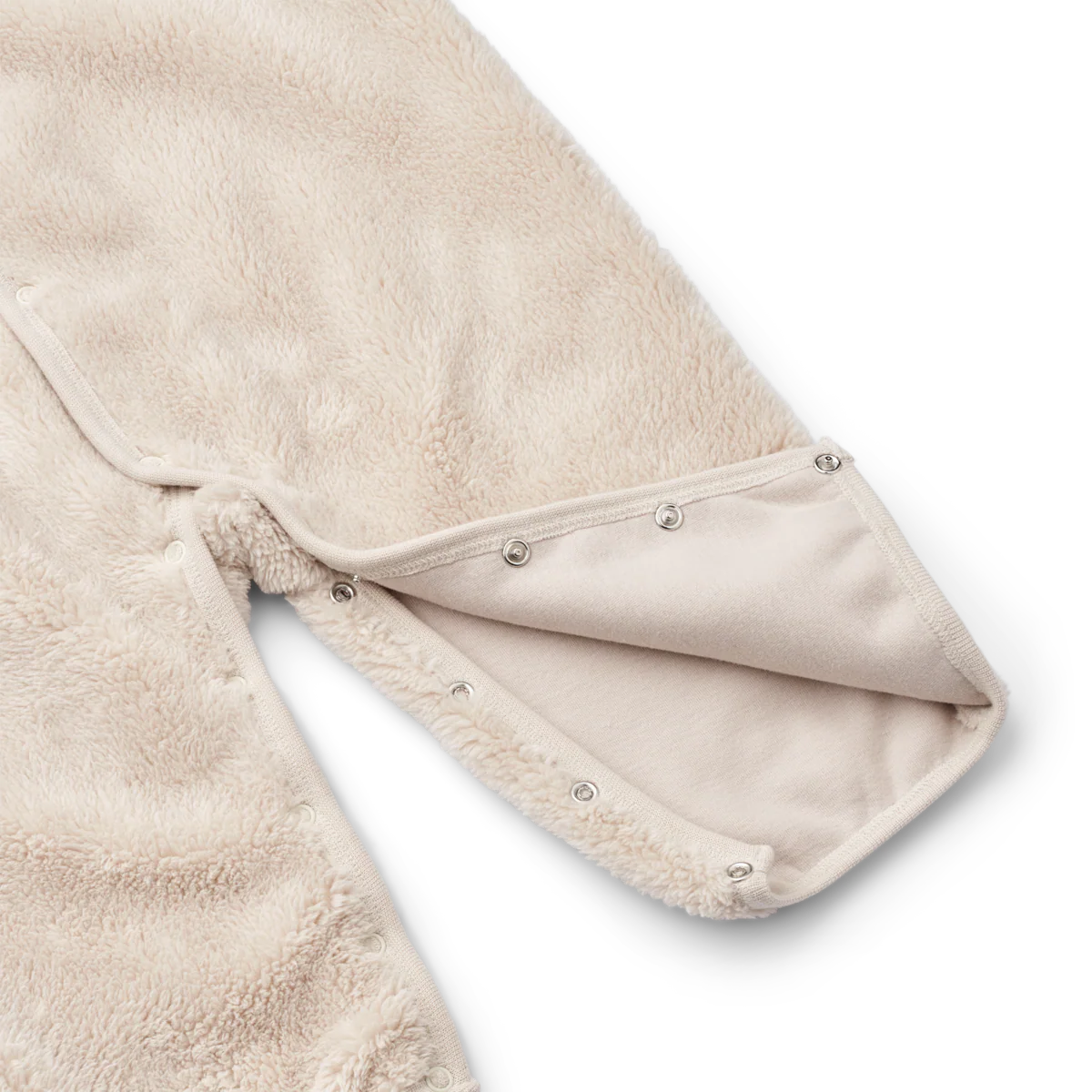 Bailey Baby Pile Plush Onesie (Sandy) - Image 4