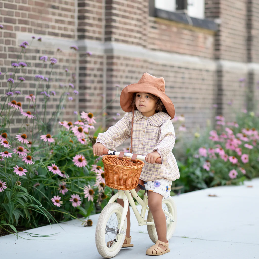 Banwood x Bonton Star Print First Go! Balance Bike (Cream) - Image 4