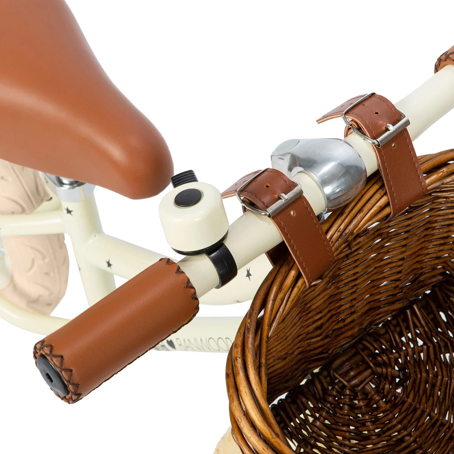 Banwood x Bonton Star Print First Go! Balance Bike (Cream) - Image 7