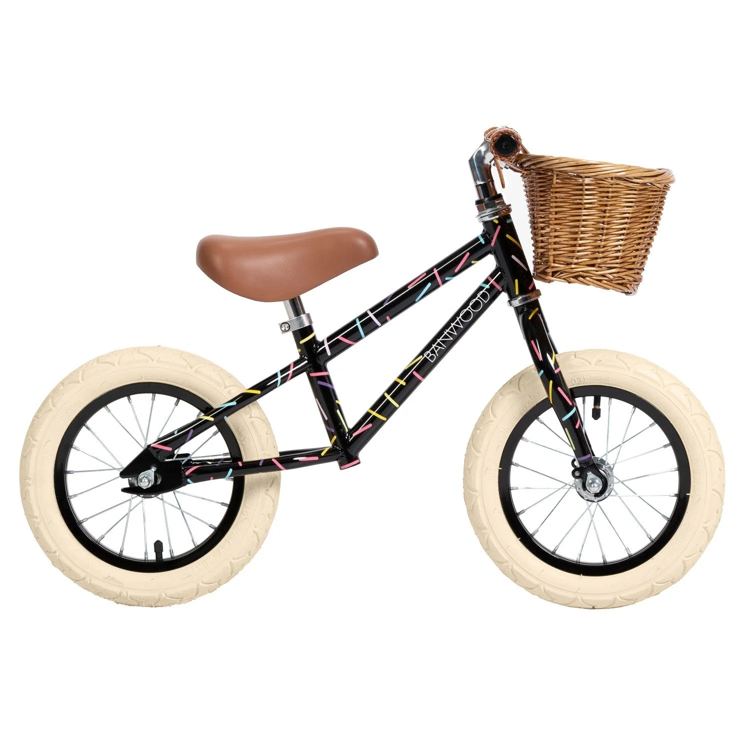 Banwood X Marest First Go! Balance Bike (Black Sprinkle) - Image 7