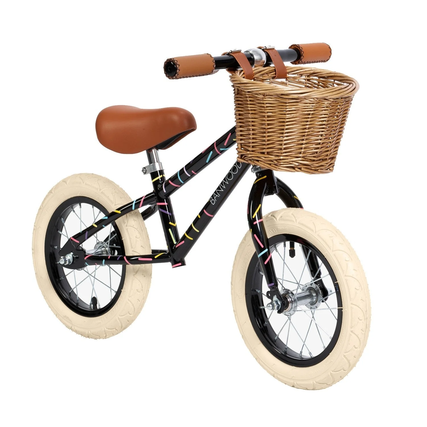 Banwood X Marest First Go! Balance Bike (Black Sprinkle) - Image 9