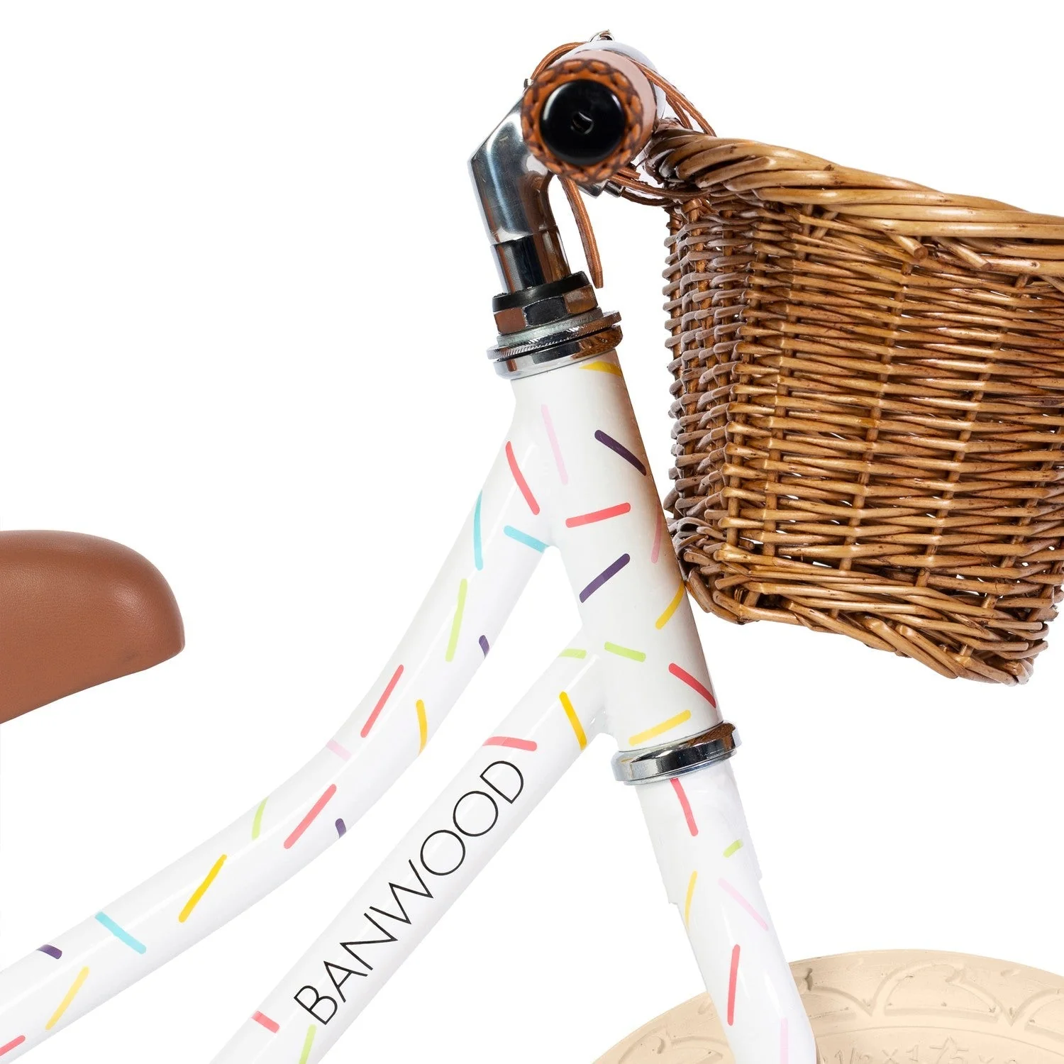 Banwood X Marest First Go! Balance Bike (White Sprinkle) - Image 10