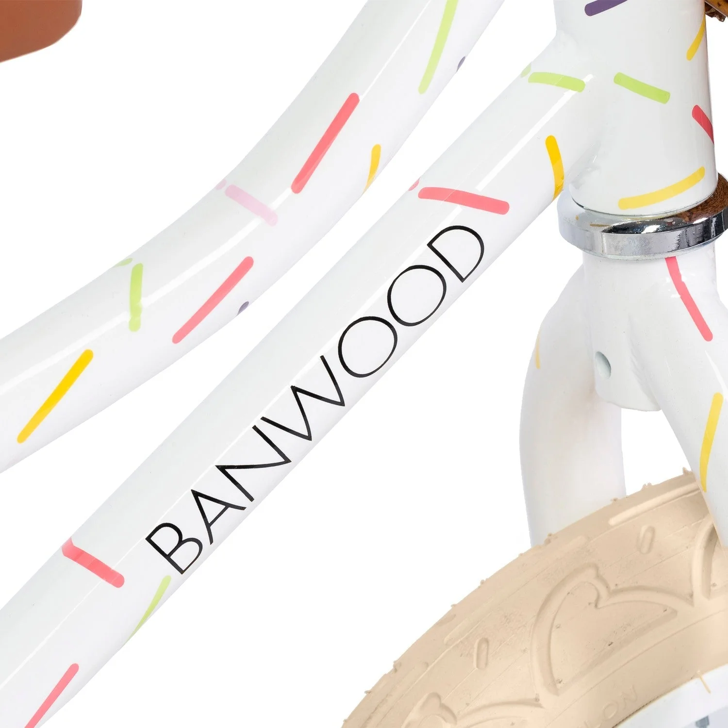 Banwood X Marest First Go! Balance Bike (White Sprinkle) - Image 13