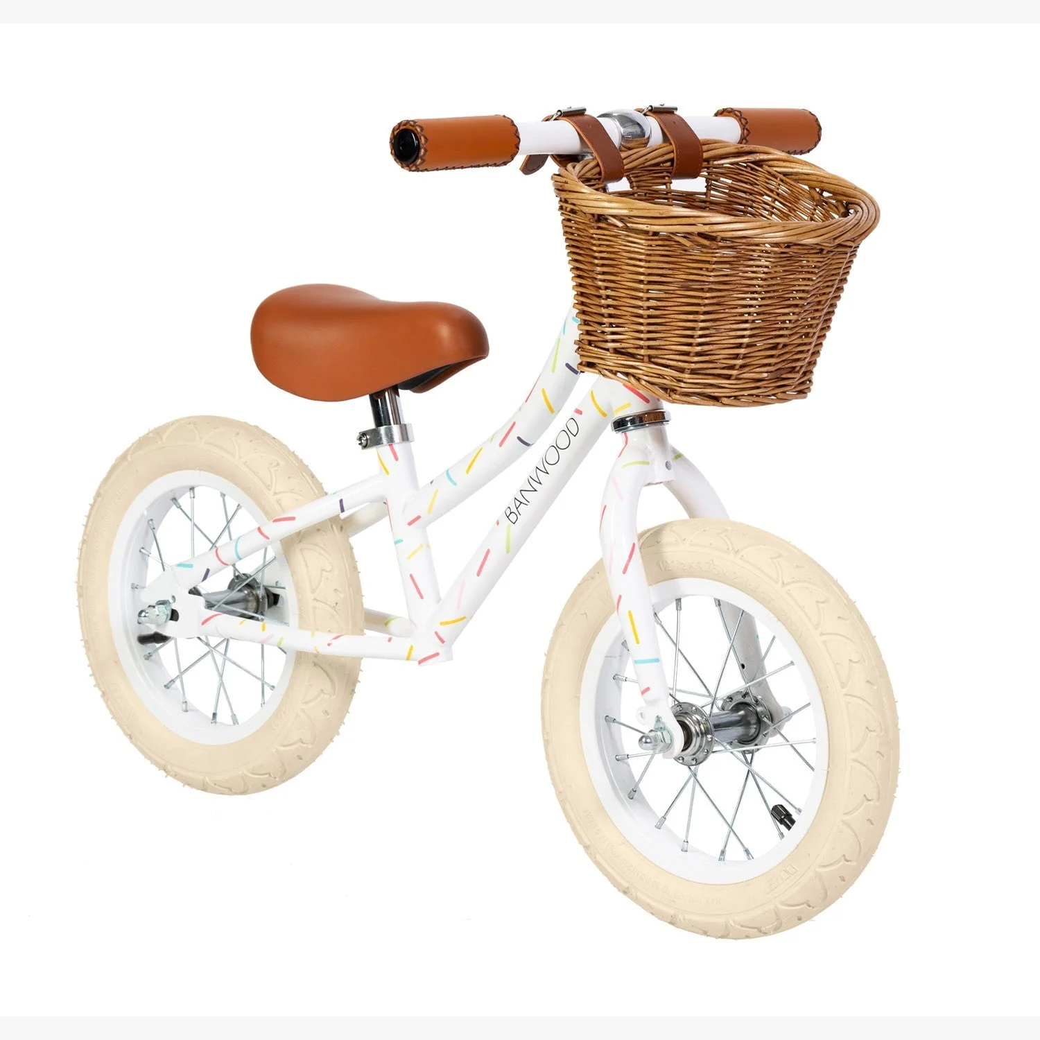 Banwood X Marest First Go! Balance Bike (White Sprinkle) - Image 8