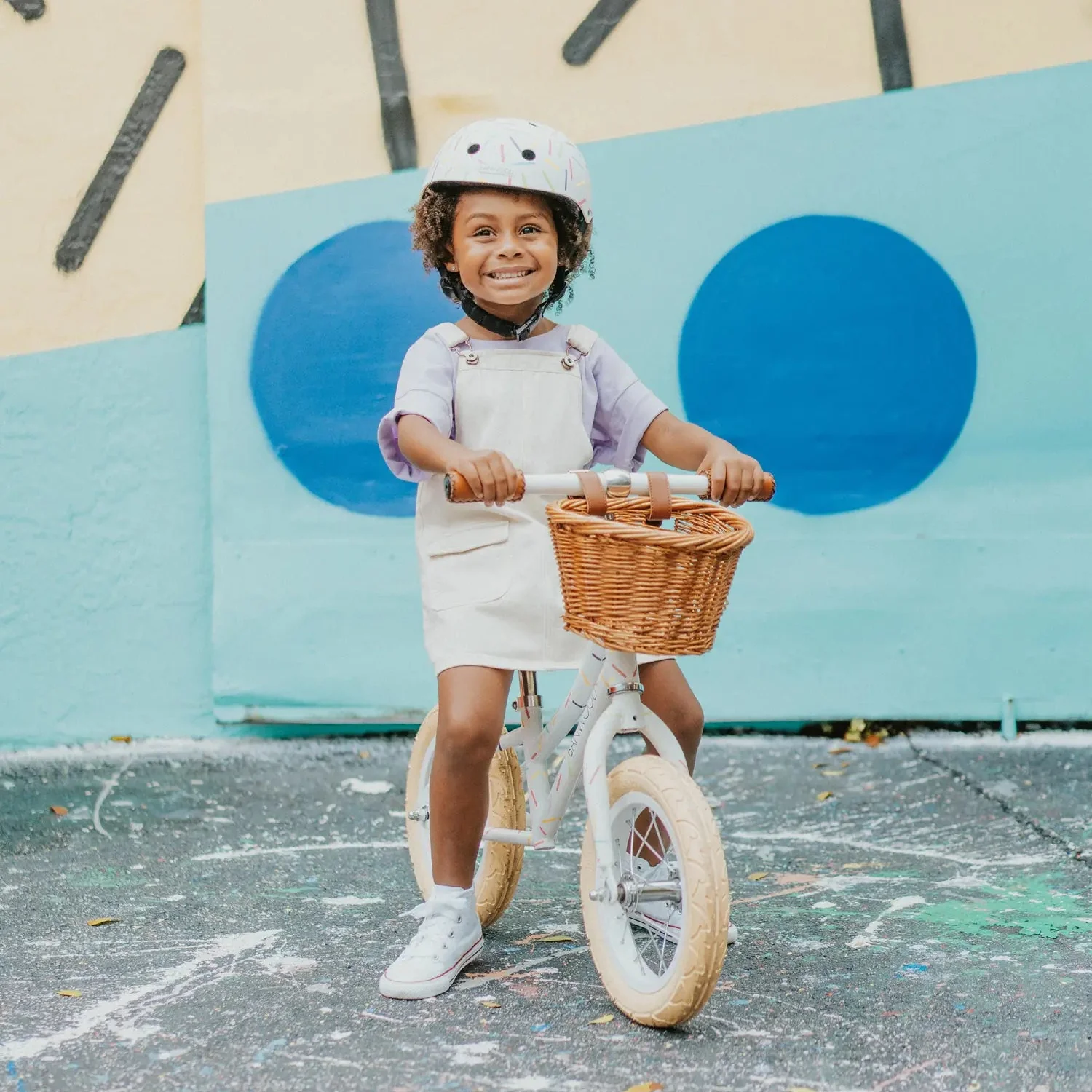 Banwood X Marest First Go! Balance Bike (White Sprinkle) - Image 9