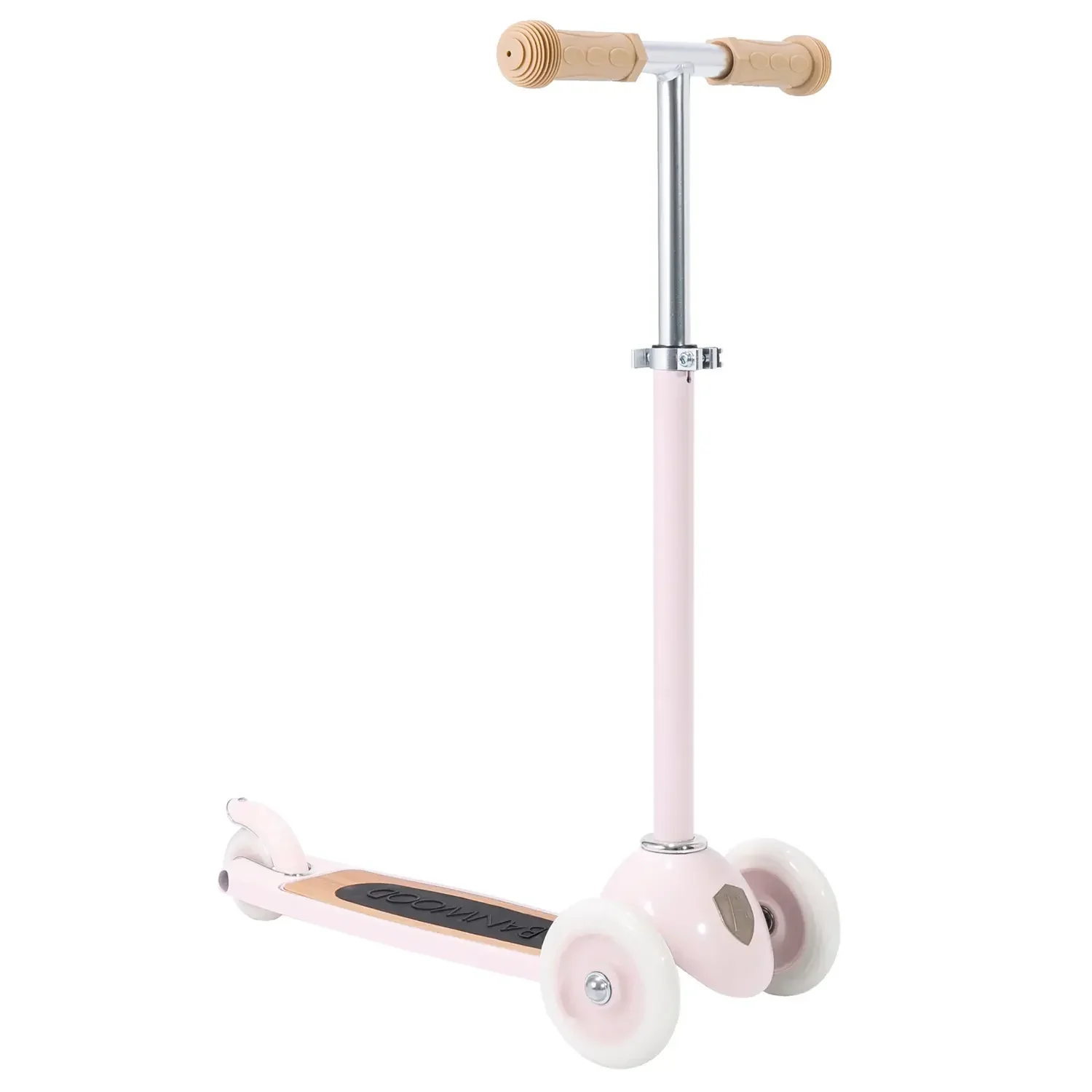 Banwood Kids 3 Wheel Scooter with Basket (Pink) - Image 4