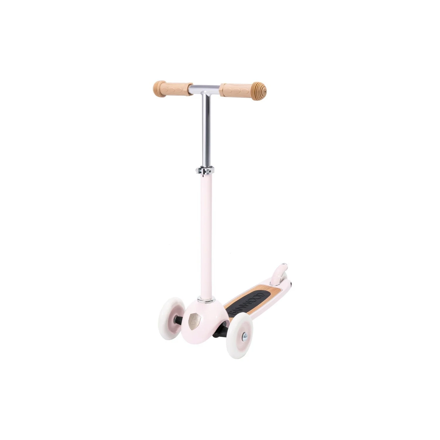Banwood Kids 3 Wheel Scooter with Basket (Pink) - Image 8