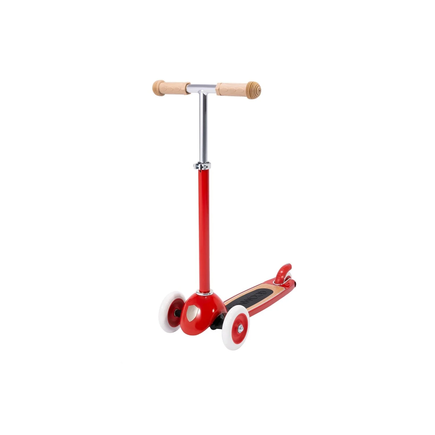 Banwood Kids 3 Wheel Scooter with Basket (Red) - Image 11