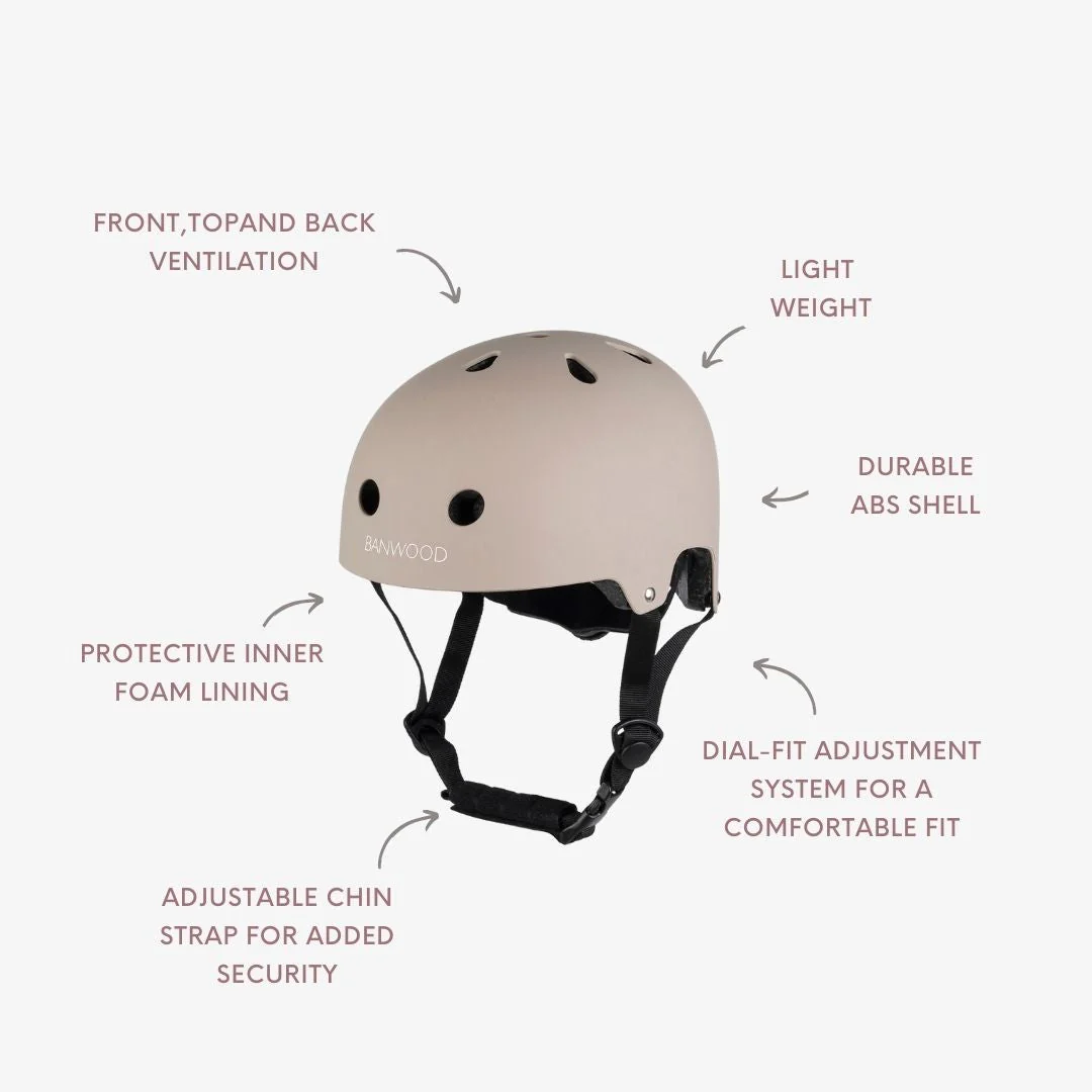 Banwood Classic Bike Helmet (Matte Beige) - Image 3