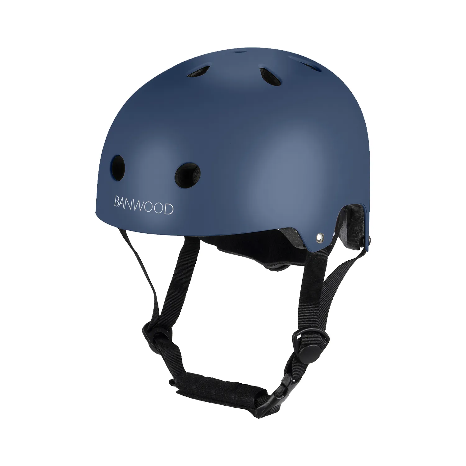 Banwood Classic Bike Helmet (Matte Navy Blue) - Image 4