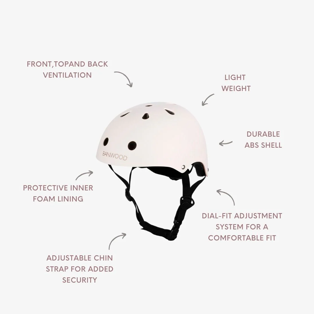 Banwood Classic Bike Helmet (Matte Pink) - Image 4