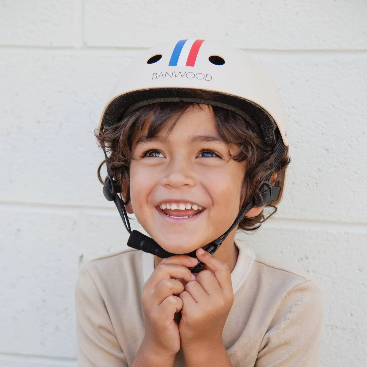 Banwood Classic Bike Helmet (Racer Stripe) - Image 2