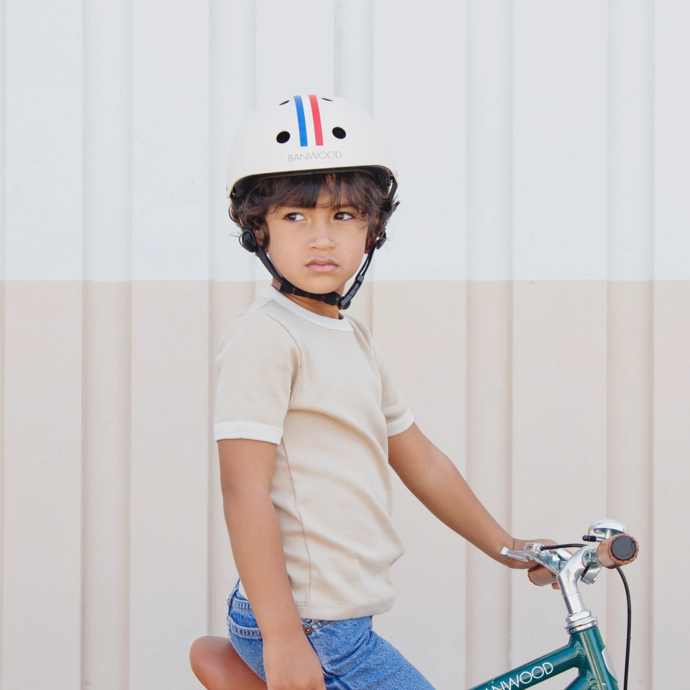 Banwood Classic Bike Helmet (Racer Stripe) - Image 6
