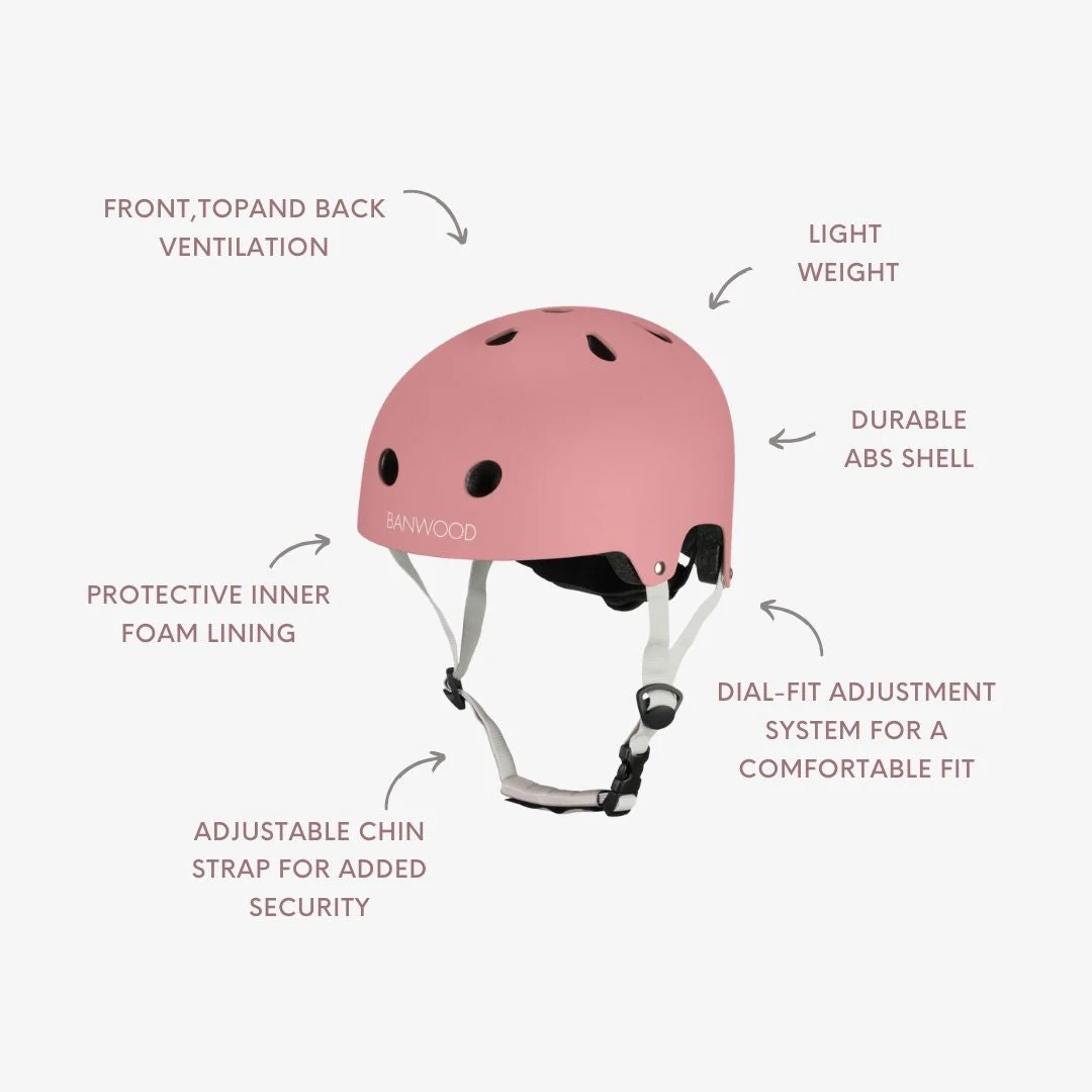 Banwood Eco Bike Helmet (Raspberry) - Image 5