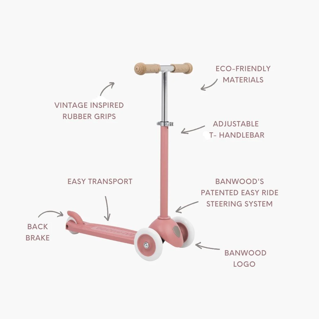 Banwood Eco Kids Scooter (Raspberry) - Image 5