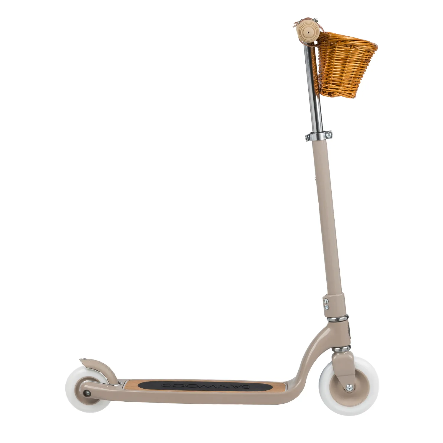 Banwood Kids Maxi Scooter with Basket (Beige) - Image 2