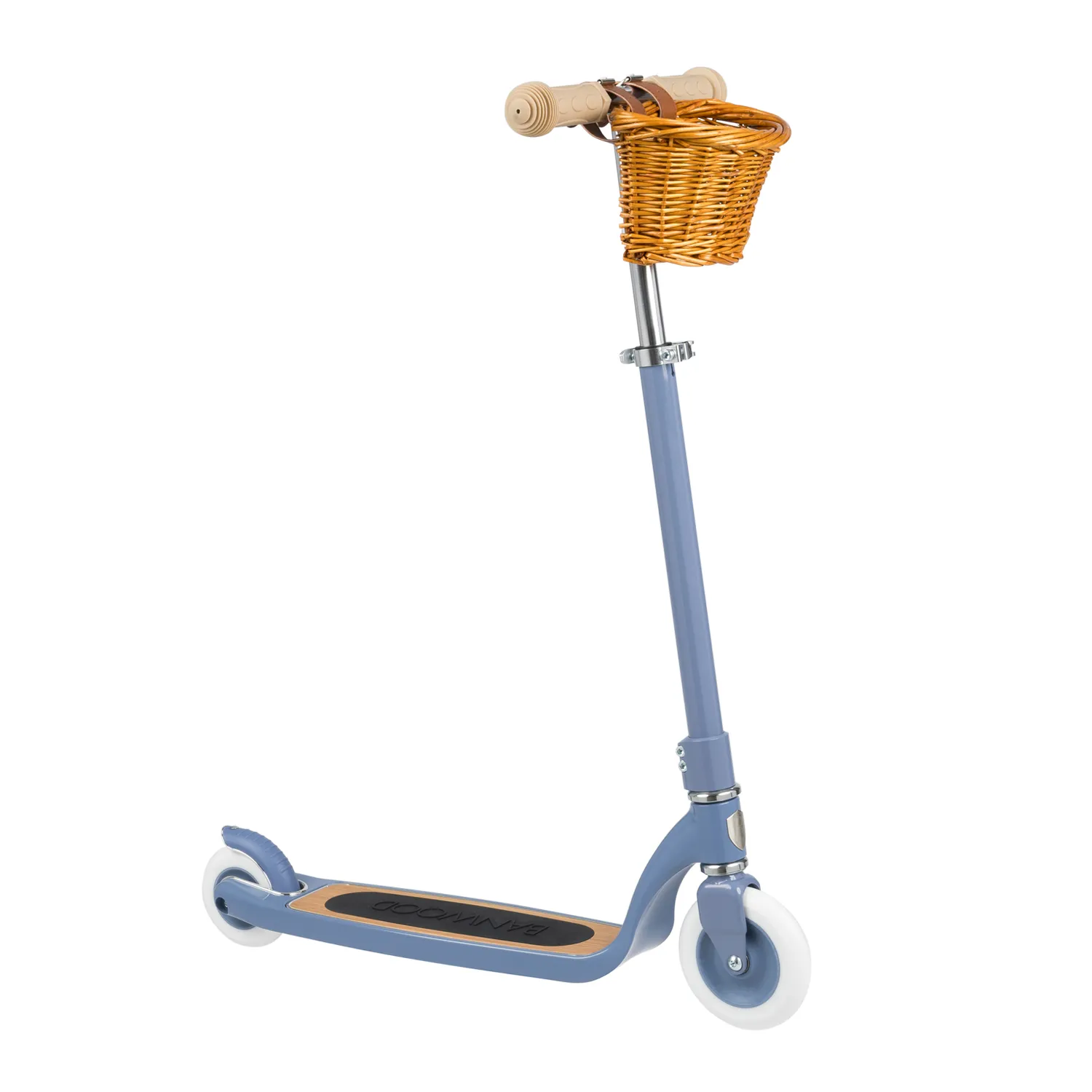 Banwood Kids Maxi Scooter with Basket (Blue) - Image 6