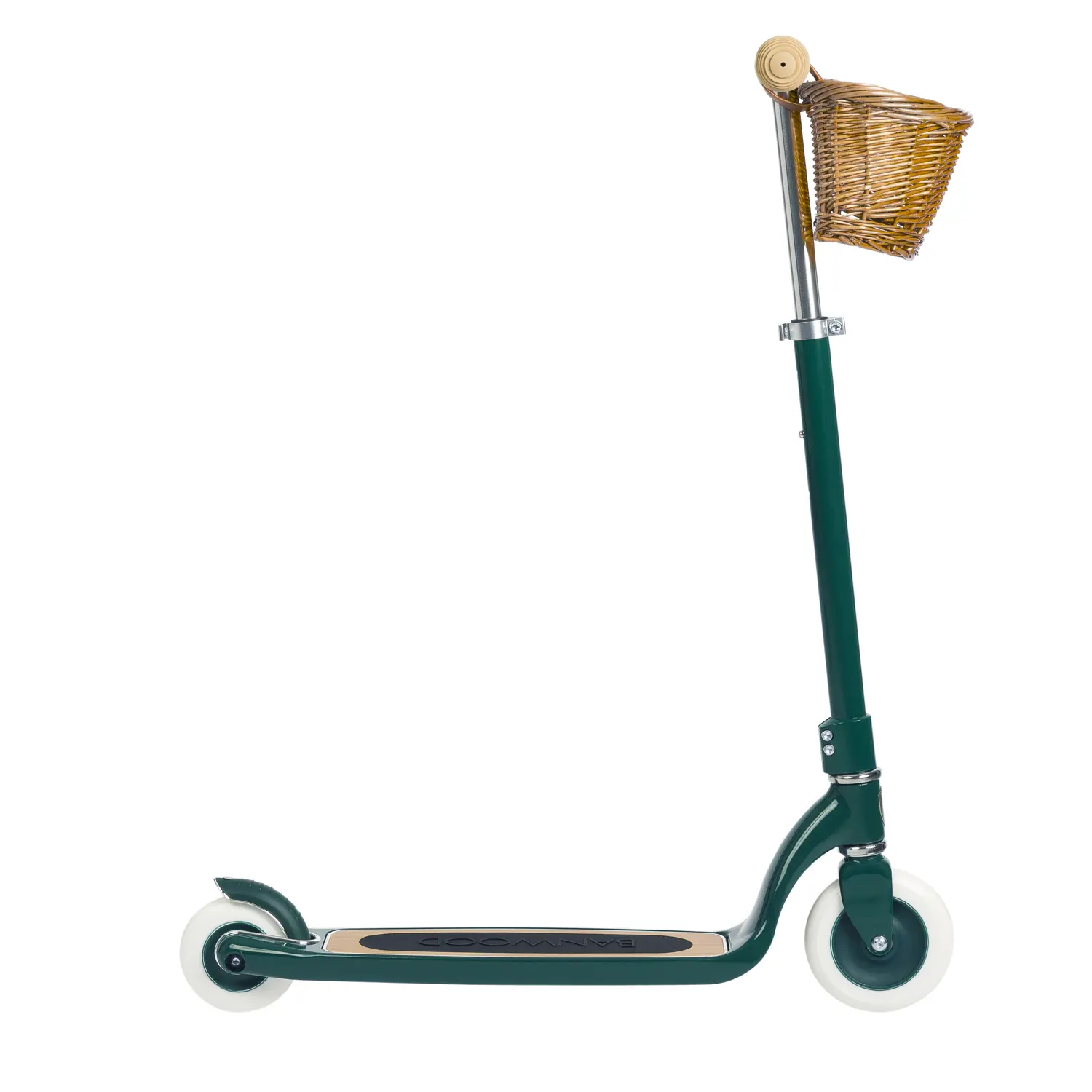Banwood Kids Maxi Scooter with Basket (Green) - Image 5